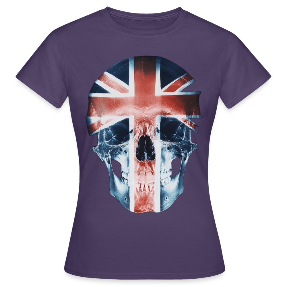 God Save the Skull, T-shirt dam - mörklila