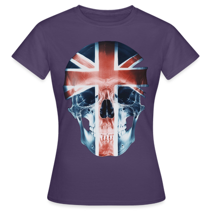 God Save the Skull, T-shirt dam - mörklila