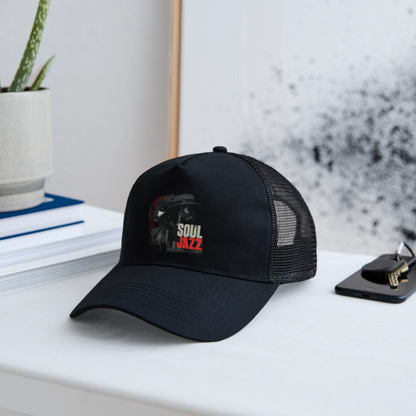 Soul Jazz Experience, Trucker Cap - svart/svart