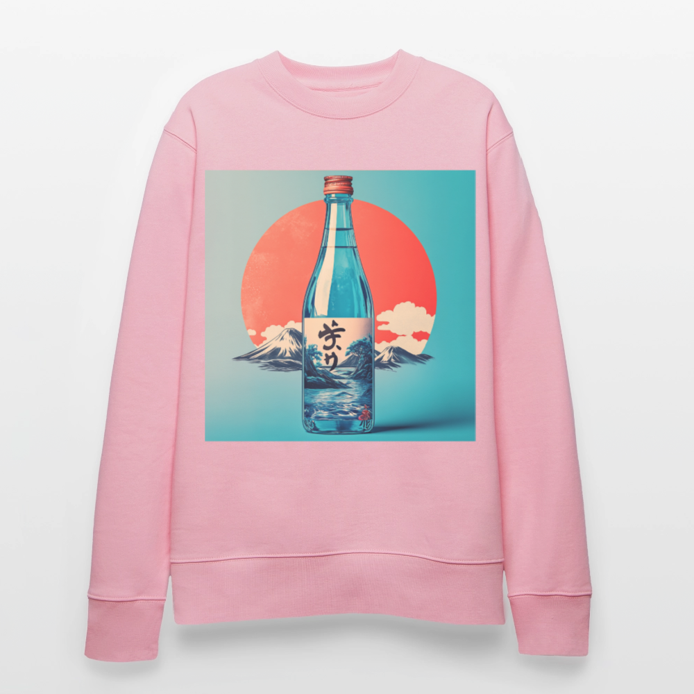 Stillhet i glas, Ekologisk sweatshirt CHANGER unisex från Stanley/Stella - ljusrosa