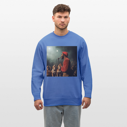 Howling at the Moon, Ekologisk sweatshirt CHANGER unisex från Stanley/Stella - blå