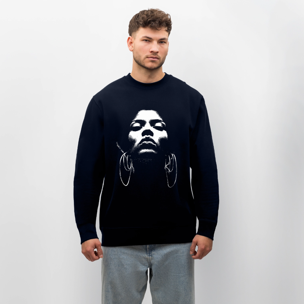 Beat Goddess, Ekologisk sweatshirt CHANGER unisex från Stanley/Stella - marinblått