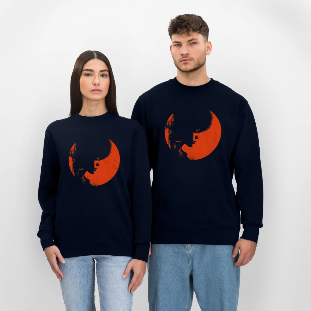 Crimson Melody, Ekologisk sweatshirt CHANGER unisex från Stanley/Stella - marinblått