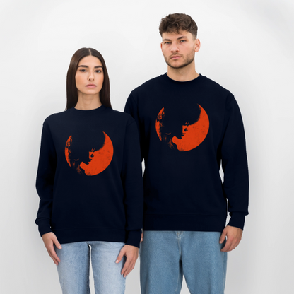 Crimson Melody, Ekologisk sweatshirt CHANGER unisex från Stanley/Stella - marinblått