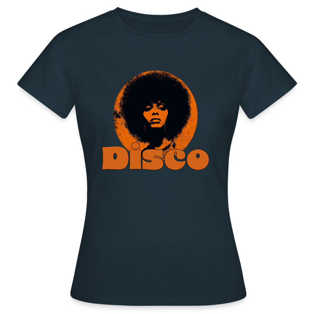 Disco Inferna, T-shirt dam - marinblå