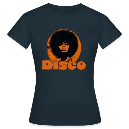 Disco Inferna, T-shirt dam - marinblå