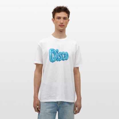 Pump the Disco, T-shirt herr - vit