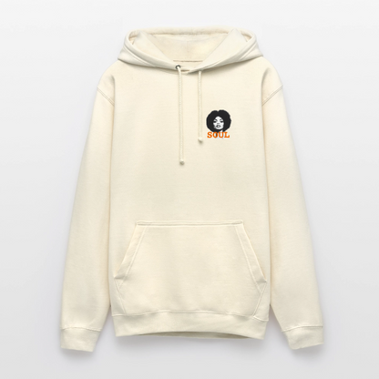 SOUL PWR, Luvtröja unisex - Litet brösttryck - vaniljmilkshake