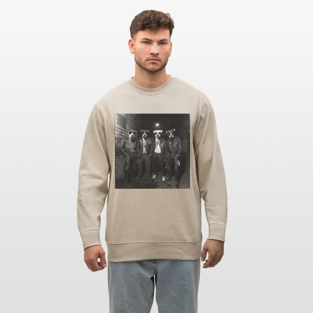 Barking Riot, Ekologisk sweatshirt CHANGER unisex från Stanley/Stella - beige