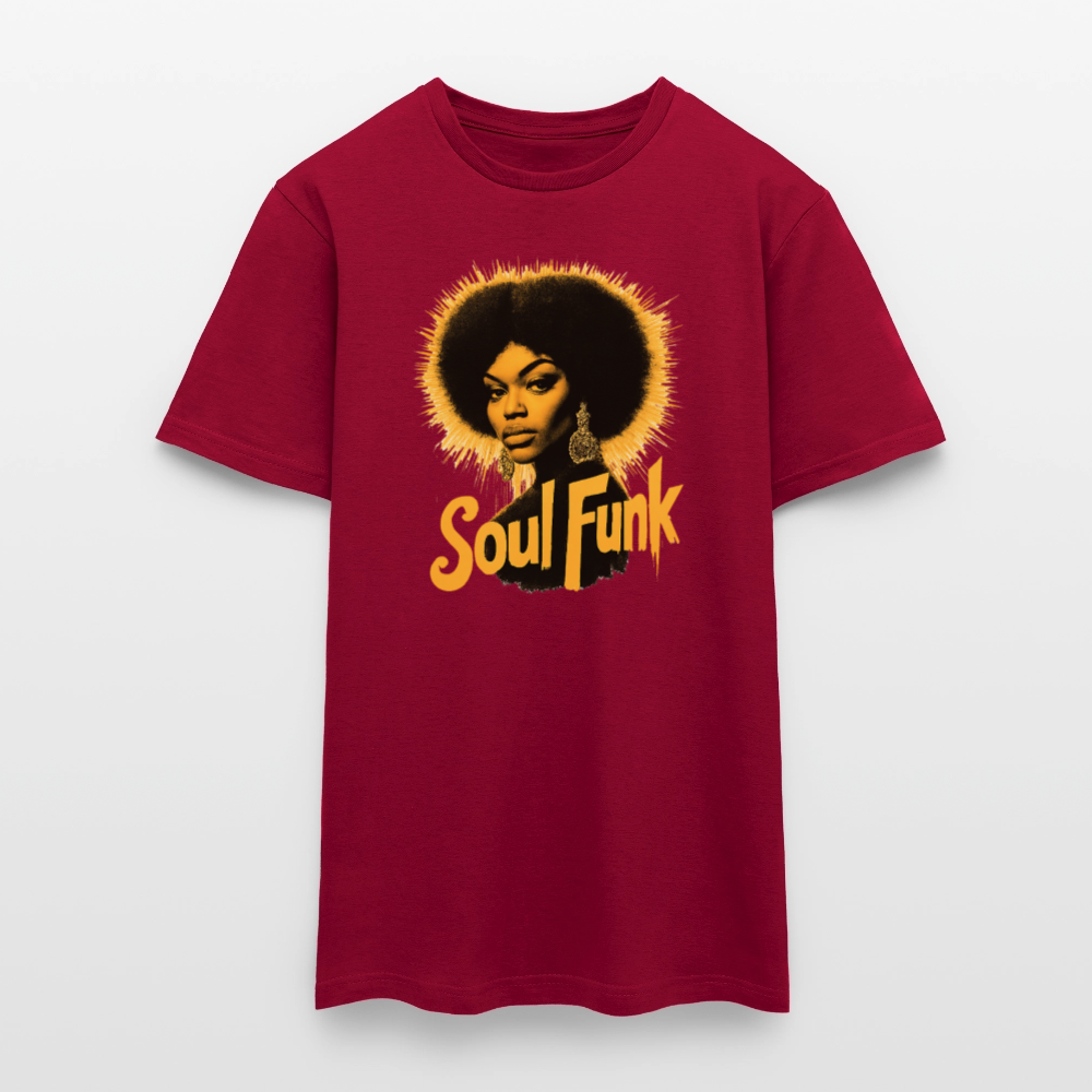 Soul Funk, T-shirt herr - tegelröd