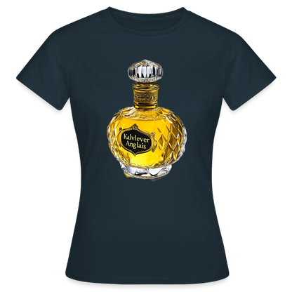 Eau de Perfume, T-shirt dam - marinblå