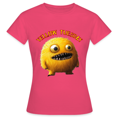 Yellow Tuesday – Funky, Not Blue, T-shirt dam - azalea