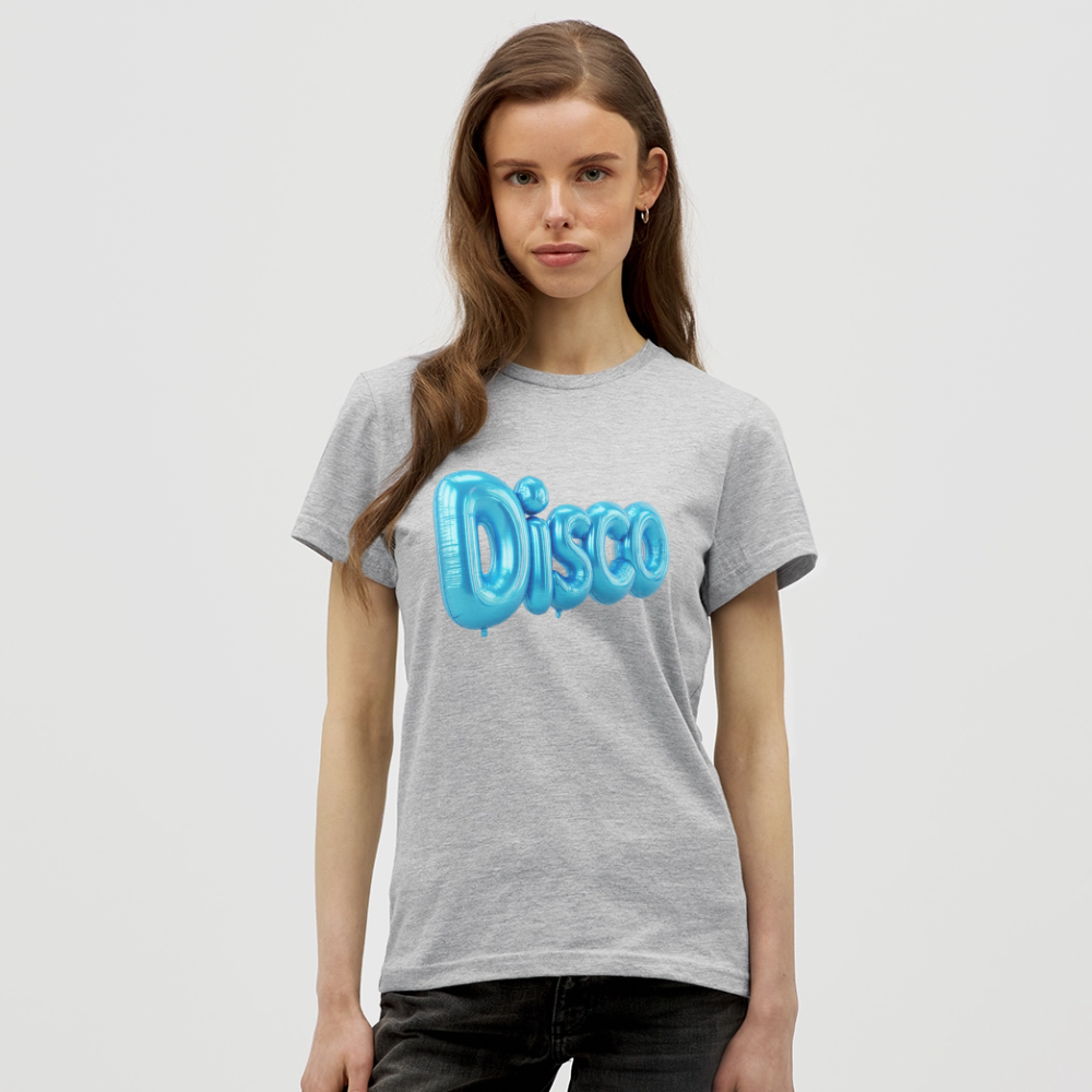 Pump the Disco, T-shirt dam - gråmelerad