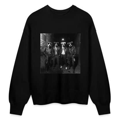 Barking Riot, Ekologisk oversizetröja RADDER unisex från Stanley/Stella - svart