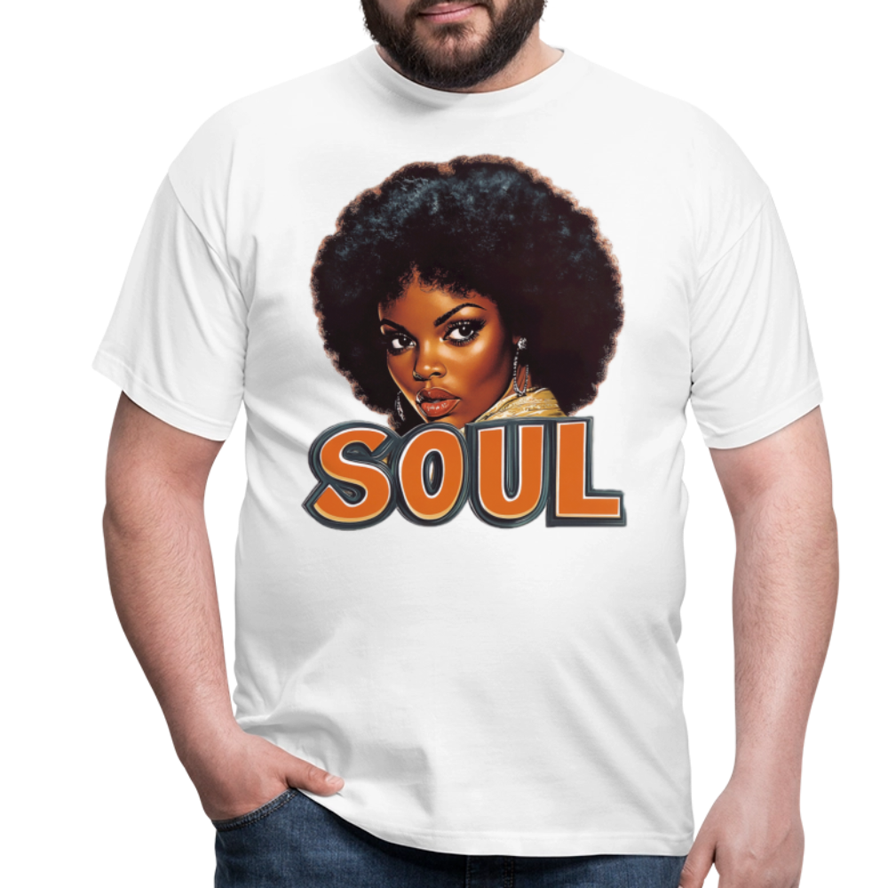 Soulful Vibes, T-shirt herr - vit