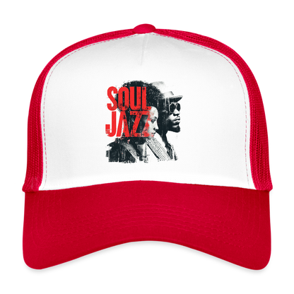 The Essence of Soul Jazz, Trucker Cap - vit/röd