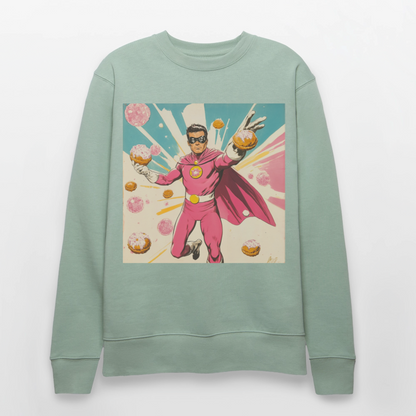 Frosting-Fury, Ekologisk sweatshirt CHANGER unisex från Stanley/Stella - ljus grågrön