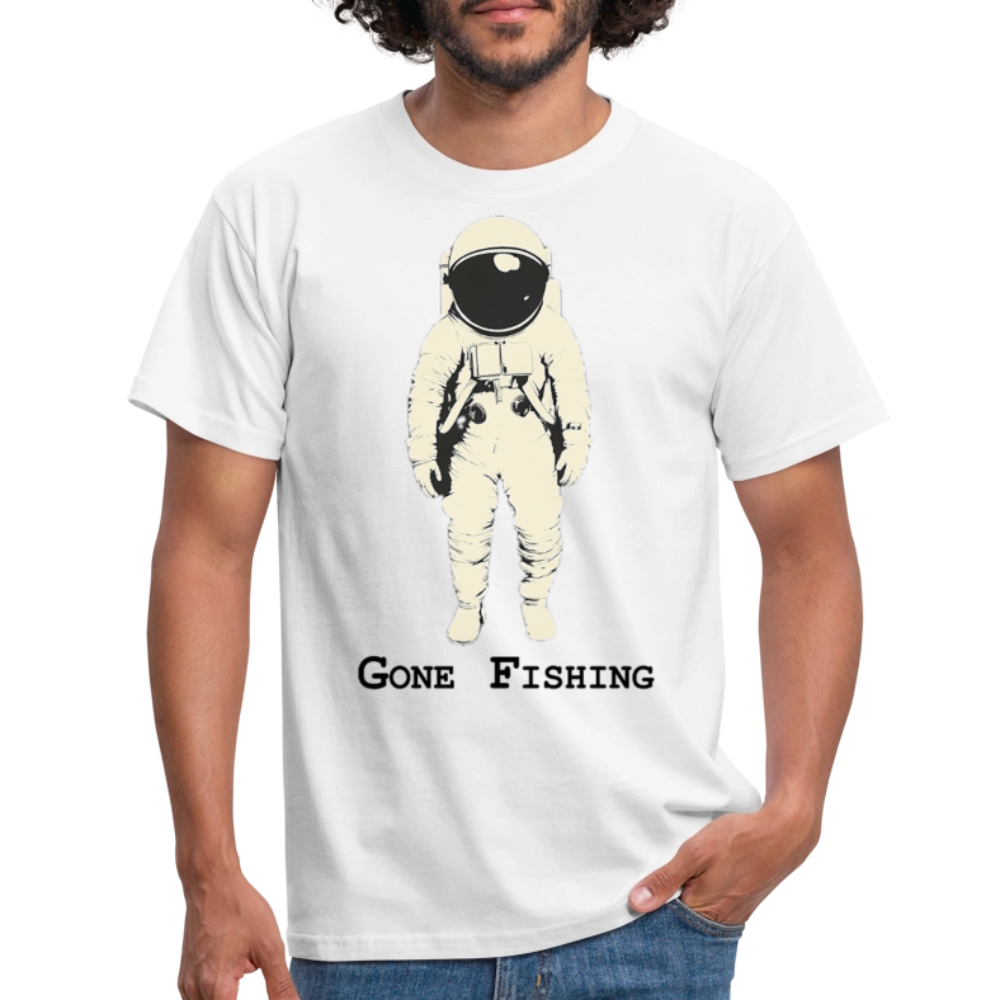 Drifting Beyond – Gone Fishing, T-shirt herr - vit