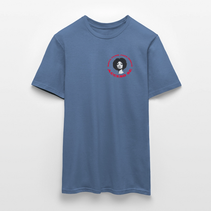 Where Music Lives – Powered by Acceso Family (small print), T-shirt unisex - duvblå 