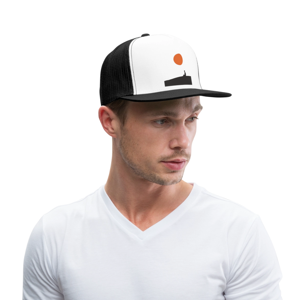 Under the sun, Trucker Cap - vit/svart