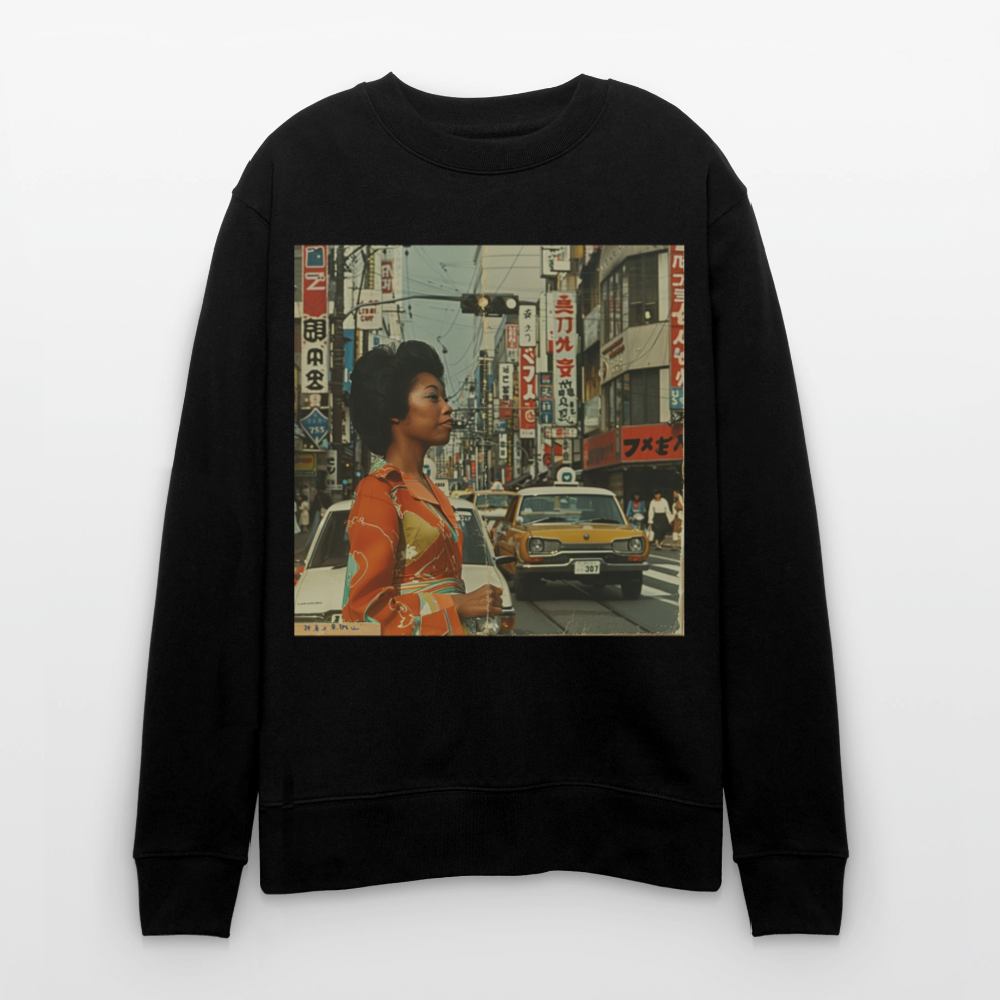 Yumi Sakamoto, Ekologisk sweatshirt CHANGER unisex från Stanley/Stella - svart