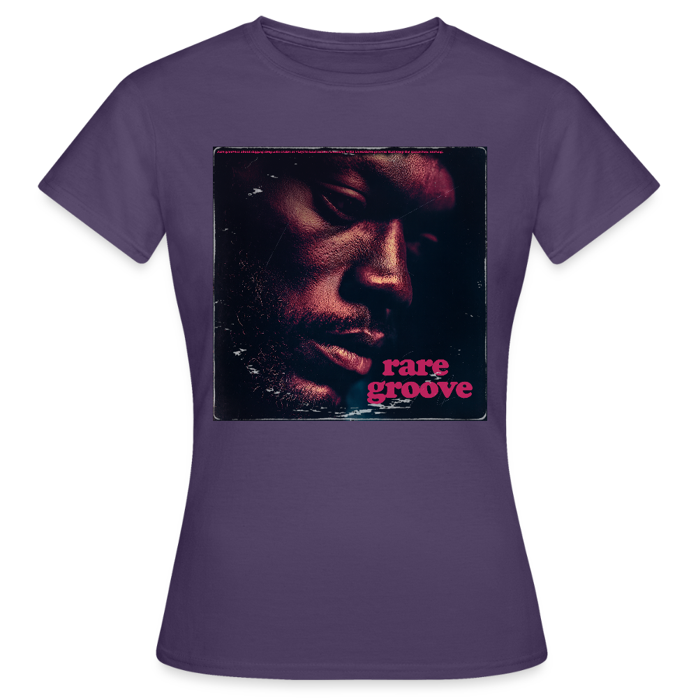 Groove Rare, T-shirt dam - mörklila
