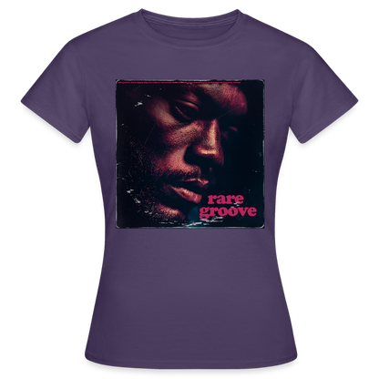 Groove Rare, T-shirt dam - mörklila