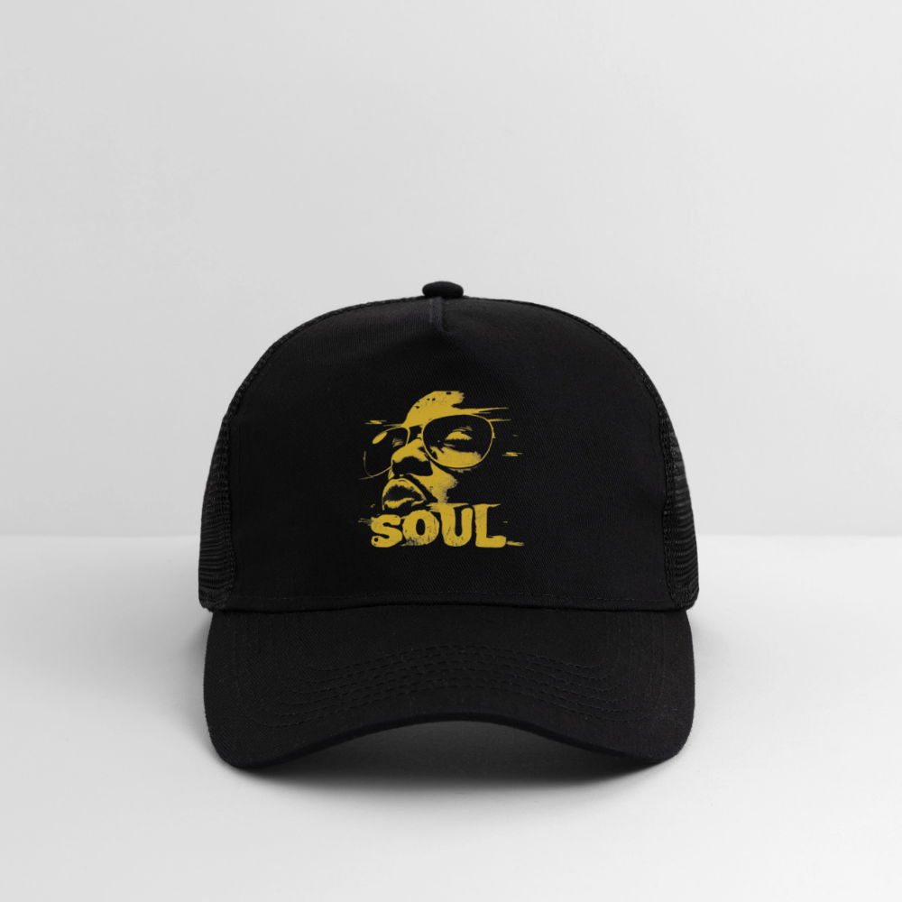 Funky Soul, Trucker Cap - svart/svart