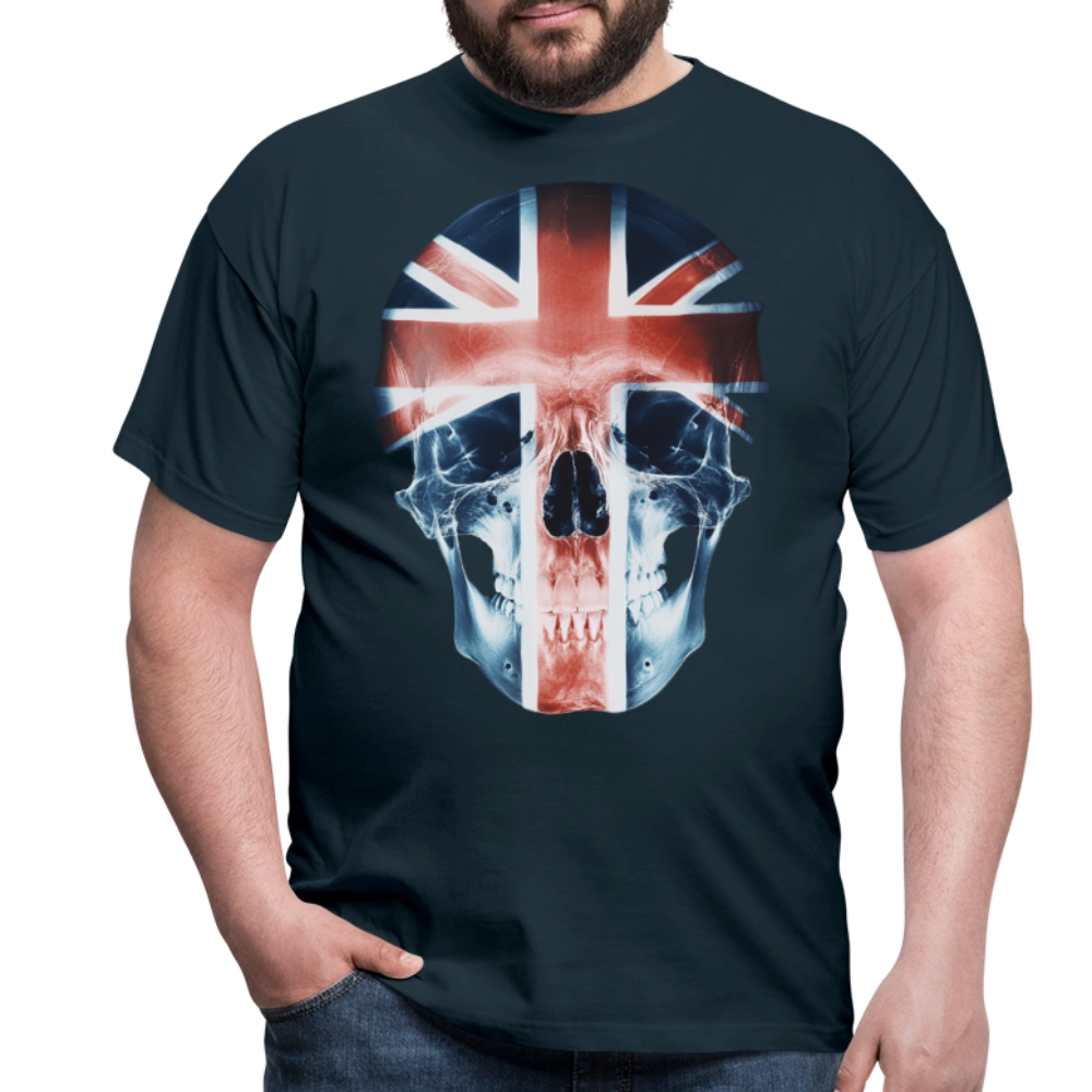 God Save the Skull, T-shirt herr - marinblå