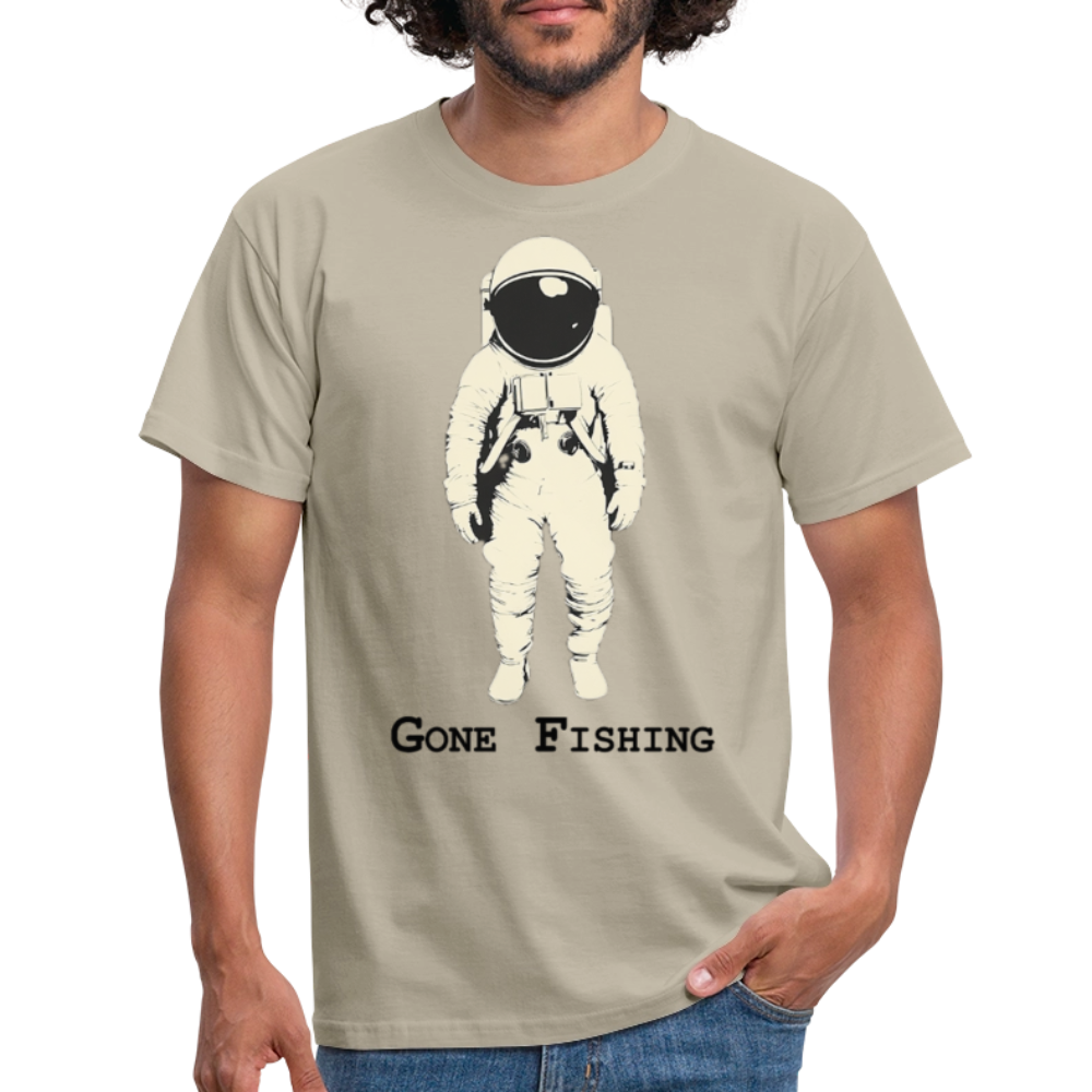 Drifting Beyond – Gone Fishing, T-shirt herr - sandbeige