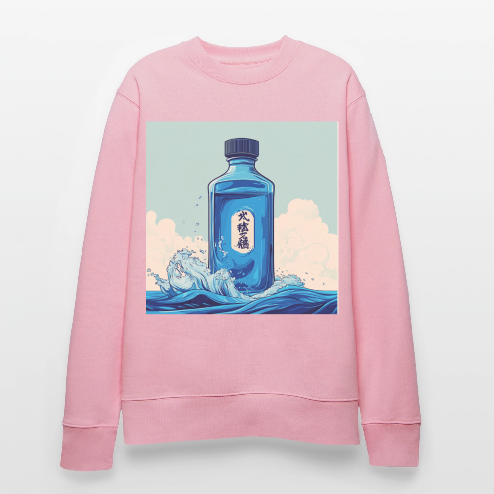 I Blått och Tystnad, Ekologisk sweatshirt CHANGER unisex från Stanley/Stella - ljusrosa