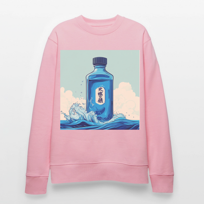 I Blått och Tystnad, Ekologisk sweatshirt CHANGER unisex från Stanley/Stella - ljusrosa