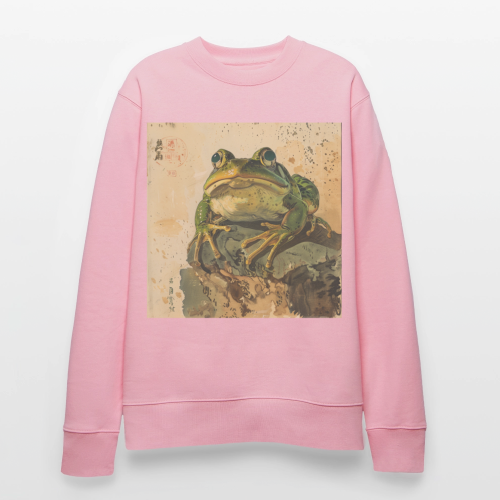 Grodan i Skymningen, Ekologisk sweatshirt CHANGER unisex från Stanley/Stella - ljusrosa