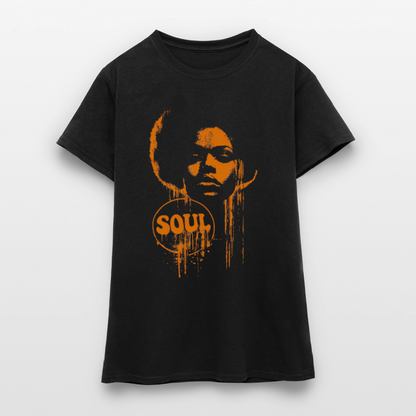 SOUL GLOW, T-shirt dam - svart