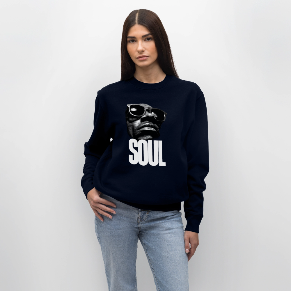 Soul Frequency, Ekologisk sweatshirt CHANGER unisex från Stanley/Stella - marinblått
