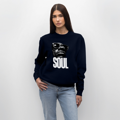 Soul Frequency, Ekologisk sweatshirt CHANGER unisex från Stanley/Stella - marinblått