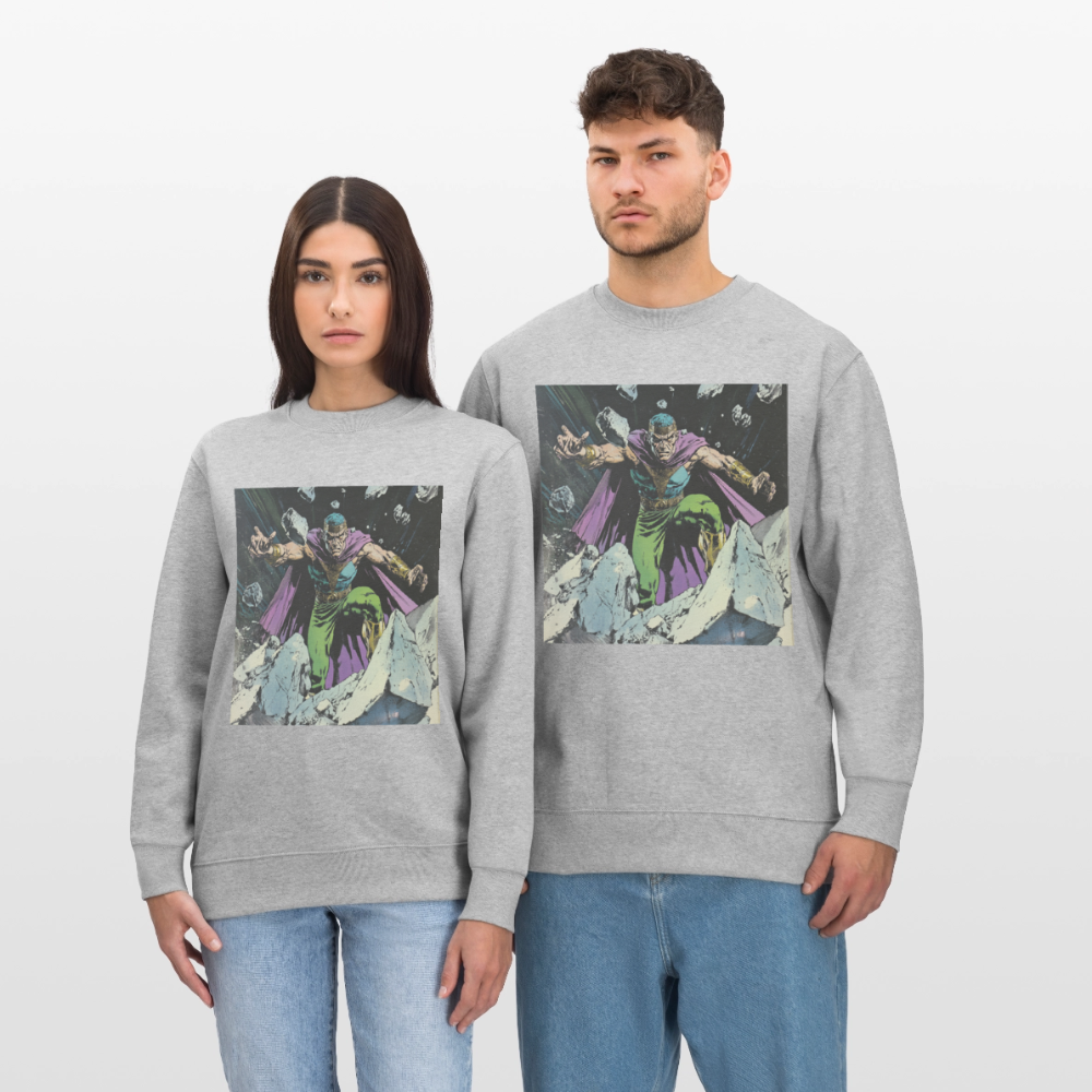 Granitus, Ekologisk sweatshirt CHANGER unisex från Stanley/Stella - gråmelerad