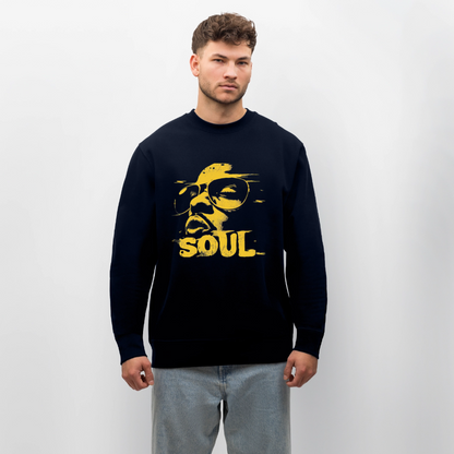 Funky Soul, Ekologisk sweatshirt CHANGER unisex från Stanley/Stella - marinblått