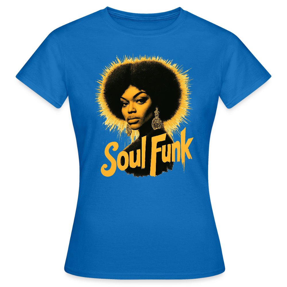 Soul Funk, T-shirt dam - royalblå