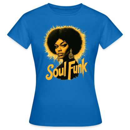 Soul Funk, T-shirt dam - royalblå
