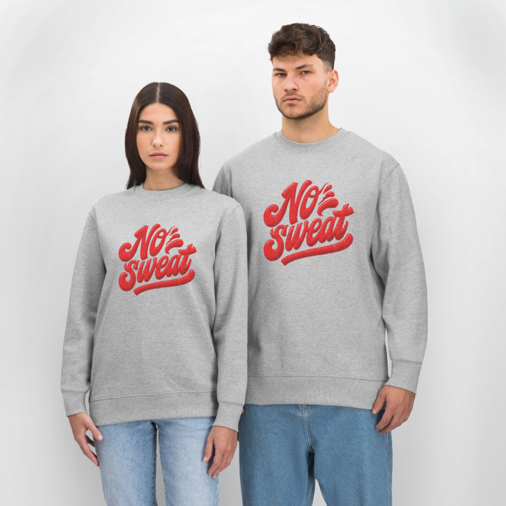 No Sweat, Ekologisk sweatshirt CHANGER unisex från Stanley/Stella - gråmelerad