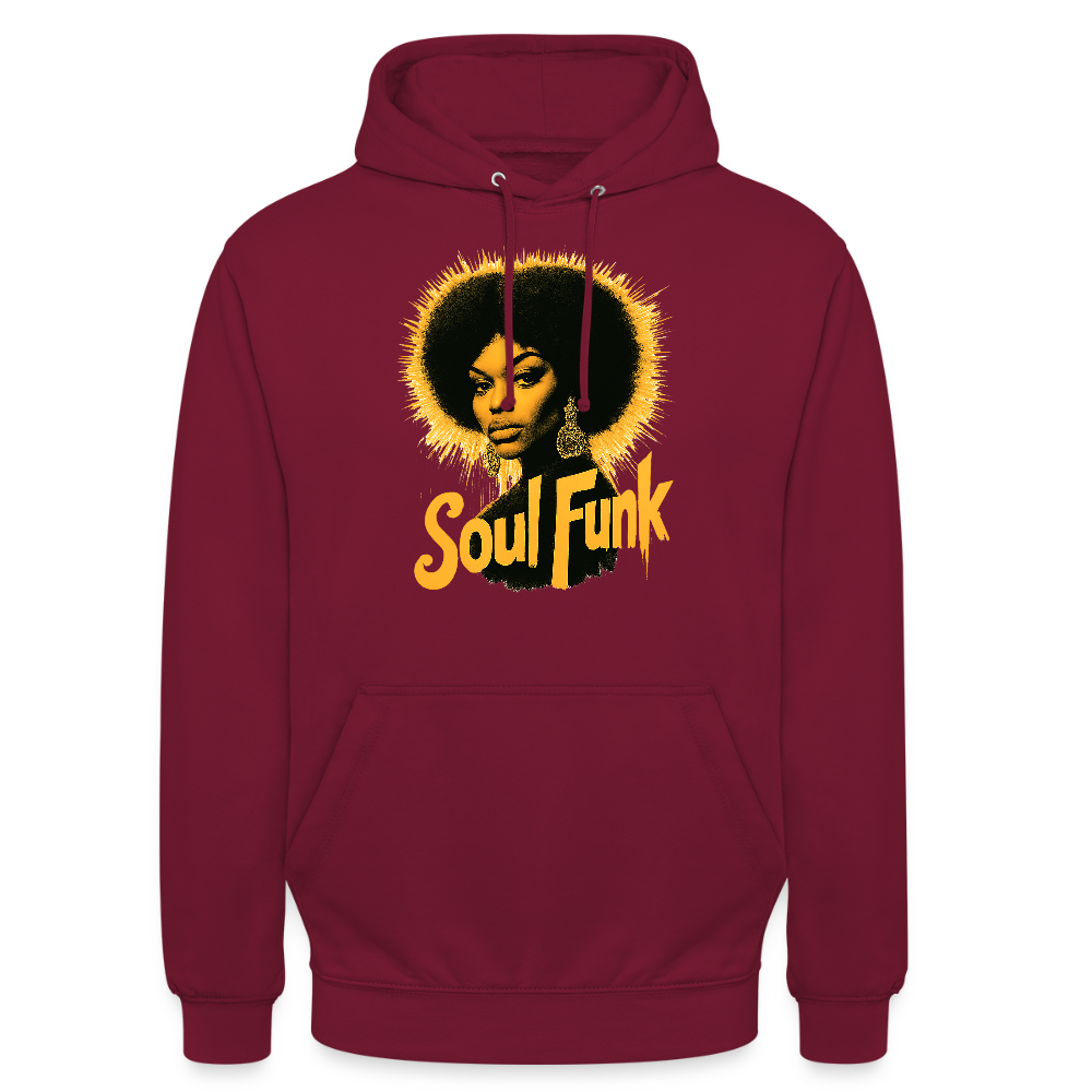 Soul Funk, Luvtröja unisex - bordeaux