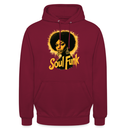 Soul Funk, Luvtröja unisex - bordeaux