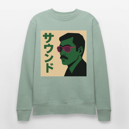 Nippon Sound, Ekologisk sweatshirt CHANGER unisex från Stanley/Stella - ljus grågrön