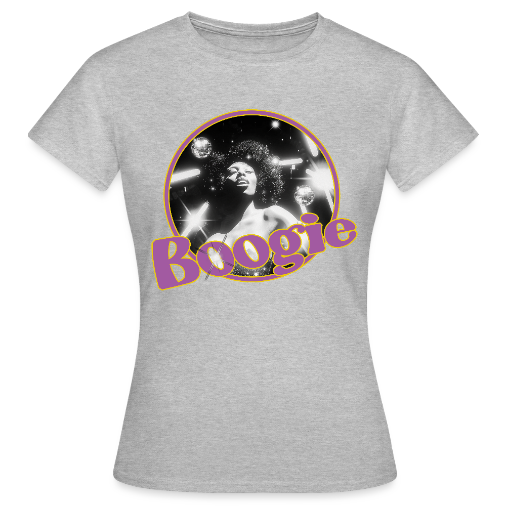 Electric Groove, T-shirt dam - gråmelerad