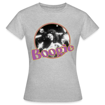 Electric Groove, T-shirt dam - gråmelerad