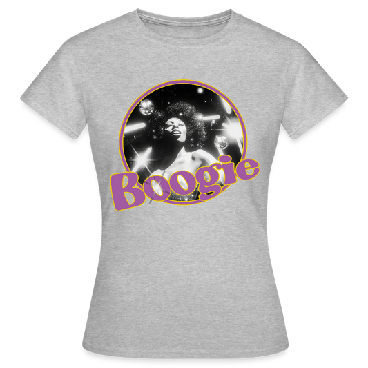 Electric Groove, T-shirt dam - gråmelerad