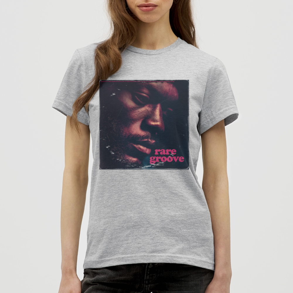 Groove Rare, T-shirt dam - gråmelerad
