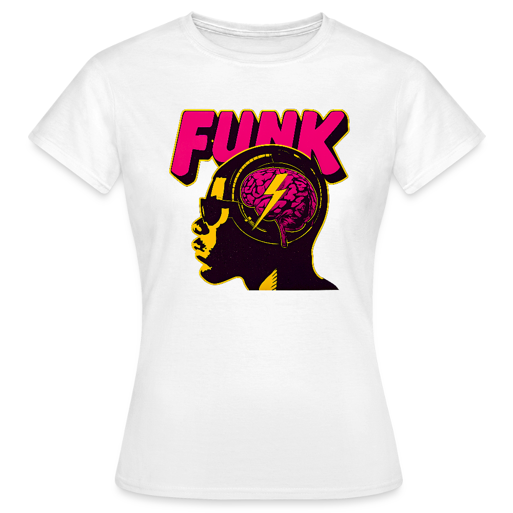 Funk Head, T-shirt dam - vit