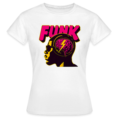 Funk Head, T-shirt dam - vit
